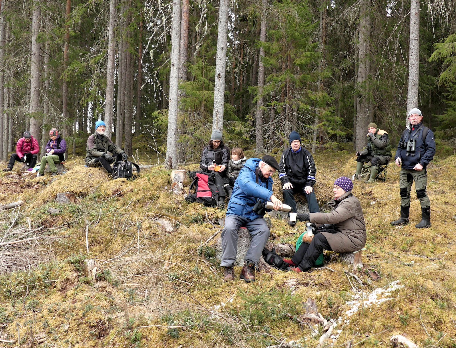 Läs mer om artikeln Hackspettmorgon vid Ärtsjön 5 april 2020